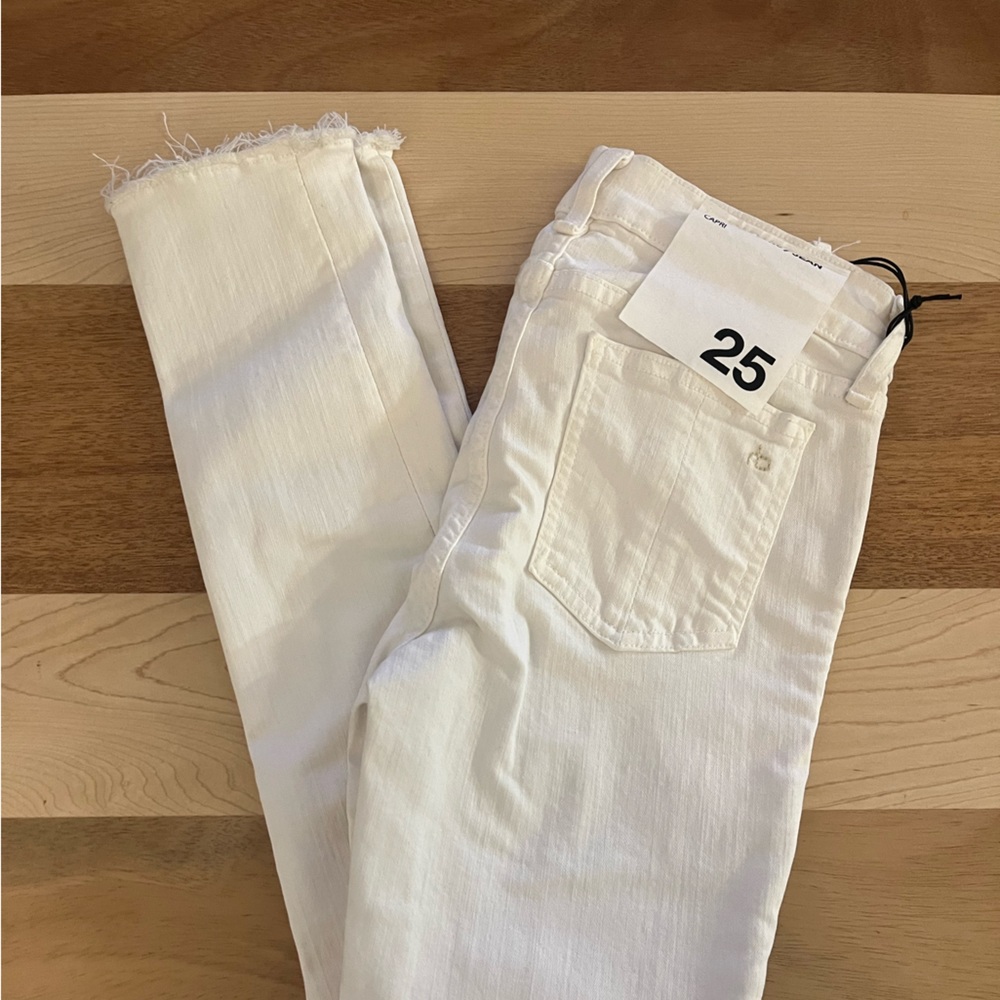 NWT Rag and Bone white Capri